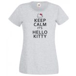 Keep Calm - Hello Kitty női rövid ujjú póló