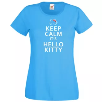 Keep Calm - Hello Kitty női rövid ujjú póló