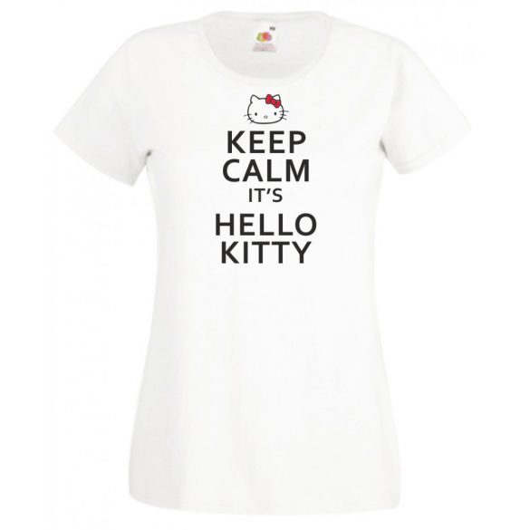 Keep Calm - Hello Kitty női rövid ujjú póló