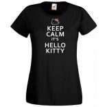 Keep Calm - Hello Kitty női rövid ujjú póló