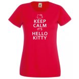 Keep Calm - Hello Kitty női rövid ujjú póló