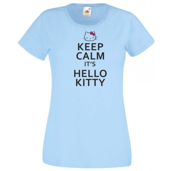 Keep Calm - Hello Kitty női rövid ujjú póló