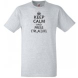 Keep Calm CTRL ALT DEL férfi rövid ujjú póló