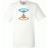 Keep Calm Portals férfi rövid ujjú póló