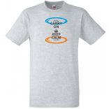 Keep Calm Portals férfi rövid ujjú póló