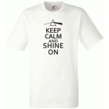 Keep Calm Pink Floyd Shine On férfi rövid ujjú póló
