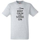 Keep Calm Pink Floyd Shine On férfi rövid ujjú póló