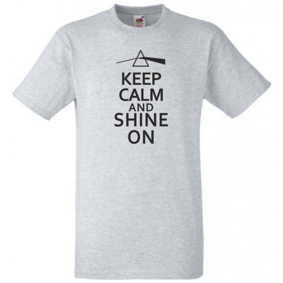 Keep Calm Pink Floyd Shine On férfi rövid ujjú póló
