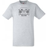 Autó fan kontur E28 férfi rövid ujjú póló