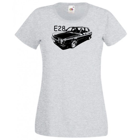 Autó kontur E28 női rövid ujjú póló