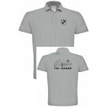 Autó fan kontur BMW E21 A cápa galléros férfi póló