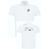 Autó fan kontur BMW E36 galléros férfi póló