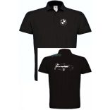 Autó fan kontur BMW E46 galléros férfi póló