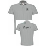 Autó fan kontur BMW E46 galléros férfi póló