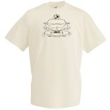 Autó fan kontur M3 férfi rövid ujjú póló