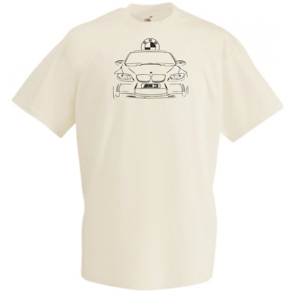 Autó fan kontur M3 férfi rövid ujjú póló