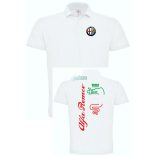 Autó fan Alfa Romeo galléros férfi póló