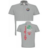 Autó fan Alfa Romeo galléros férfi póló