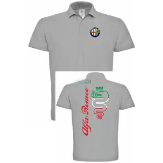 Autó fan Alfa Romeo galléros férfi póló