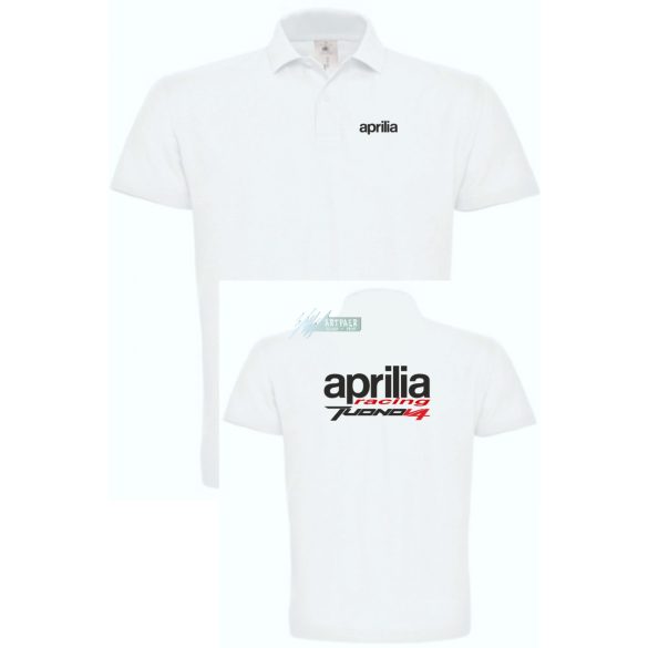 Motor fan Tuono V4 galléros férfi póló