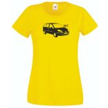 Autó fan Peugeot 807 női rövid ujjú póló