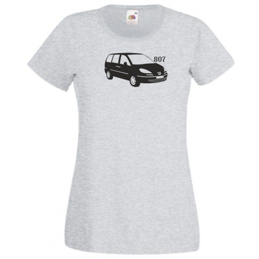 Autó fan Peugeot 807 női rövid ujjú póló