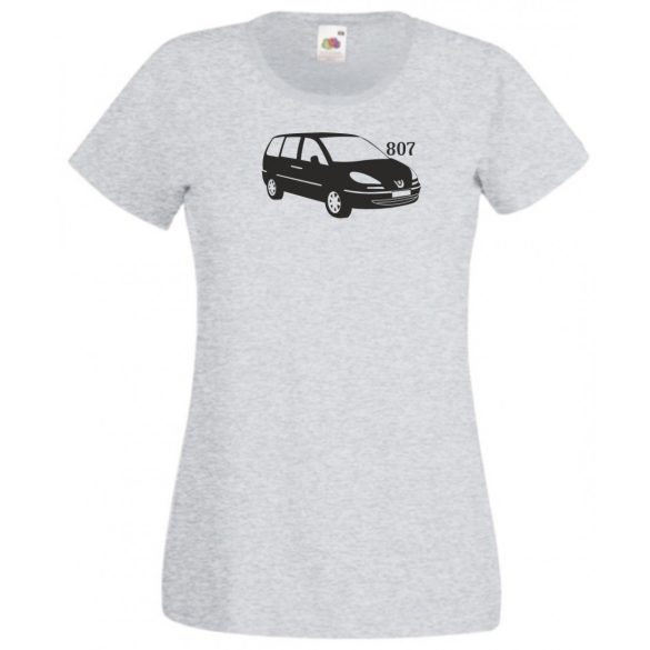 Autó fan Peugeot 807 női rövid ujjú póló