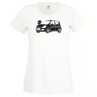 Auto fan Suzuki Splash női rövid ujjú póló
