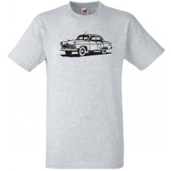 Retro Auto fan Volga férfi rövid ujjú póló