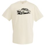 Retro Auto fan Volga férfi rövid ujjú póló