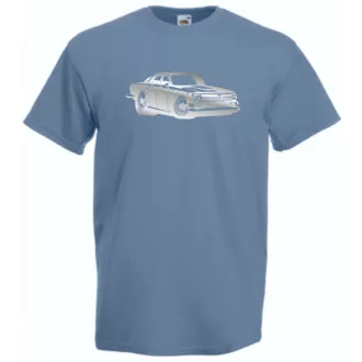 Retro Auto fan Volga férfi rövid ujjú póló