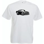 Retro Auto fan Volga férfi rövid ujjú póló