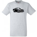 Retro Auto fan Volga férfi rövid ujjú póló