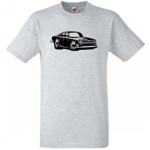 Retro Auto fan Volga férfi rövid ujjú póló