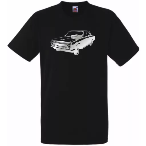 Retro Auto fan Volga férfi rövid ujjú póló