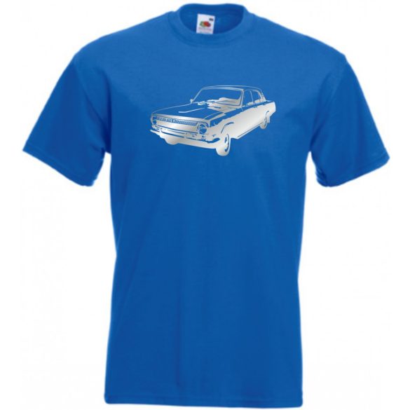 Retro Auto fan Volga férfi rövid ujjú póló