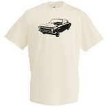 Retro Auto fan Volga férfi rövid ujjú póló