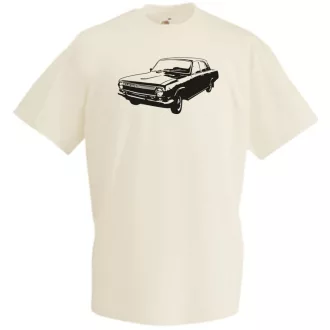 Retro Auto fan Volga férfi rövid ujjú póló