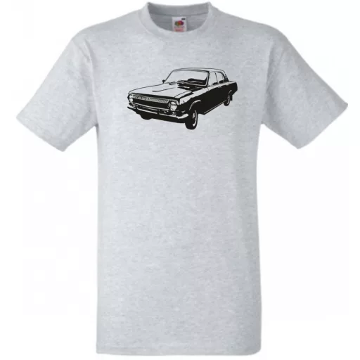 Retro Auto fan Volga férfi rövid ujjú póló
