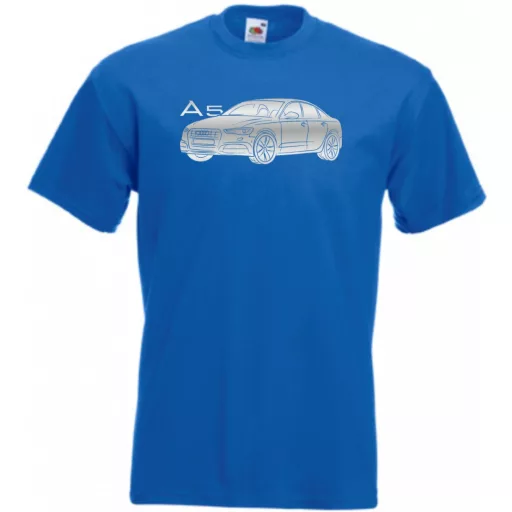 Auto Audi A5 férfi rövid ujjú póló