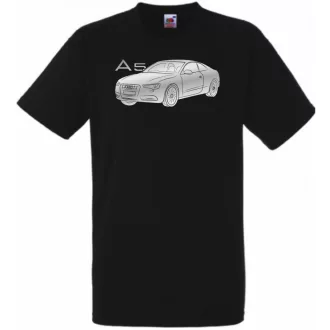 Auto Audi A5 sport férfi rövid ujjú póló