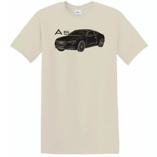 Auto Audi A5 sport férfi rövid ujjú póló
