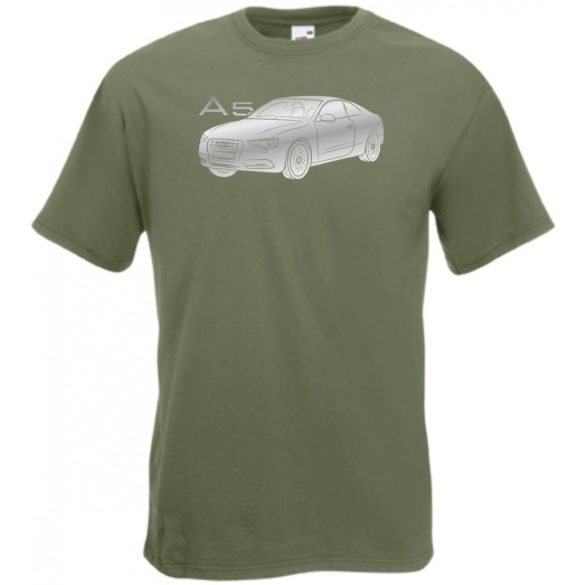 Auto Audi A5 sport férfi rövid ujjú póló