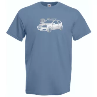 Auto fan Punto férfi rövid ujjú póló