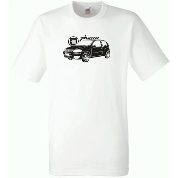 Auto fan Punto férfi rövid ujjú póló