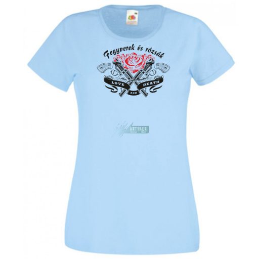 Fegyverek és Rózsák női rövid ujjú póló