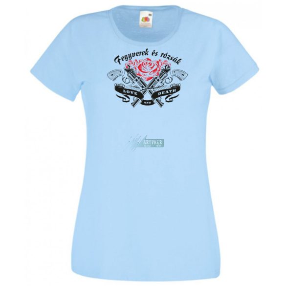 Fegyverek és Rózsák női rövid ujjú póló