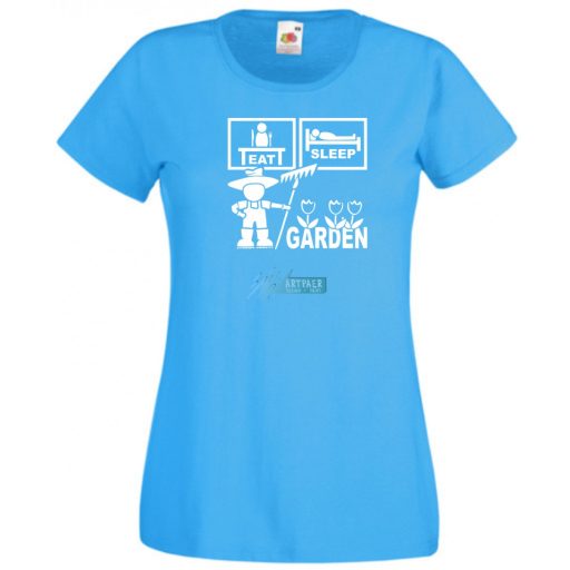 Eat Sleep Garden női rövid ujjú póló