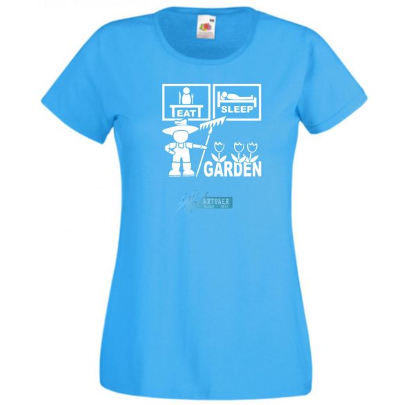 Eat Sleep Garden női rövid ujjú póló