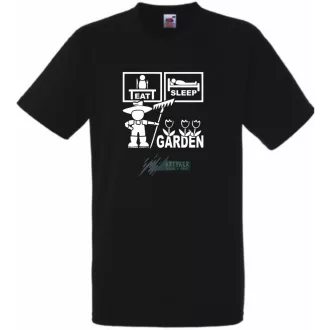 Eat Sleep Garden férfi rövid ujjú póló